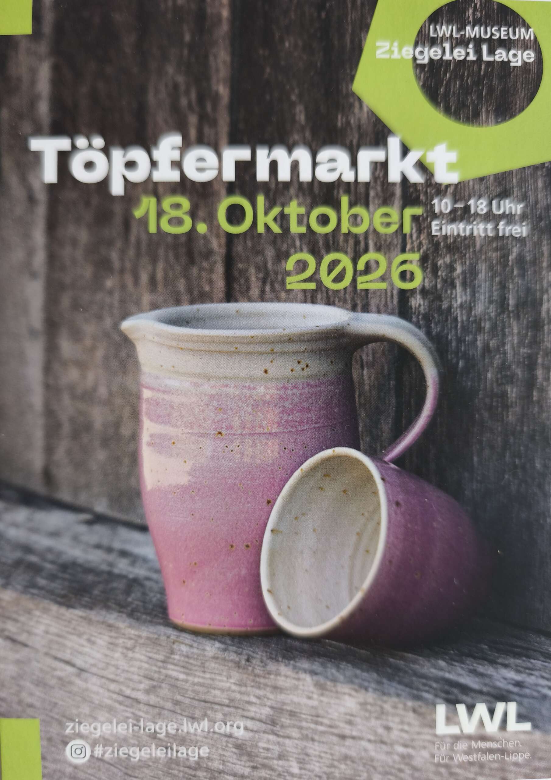 Töpfermarkt Ziegeleimuseum Lage